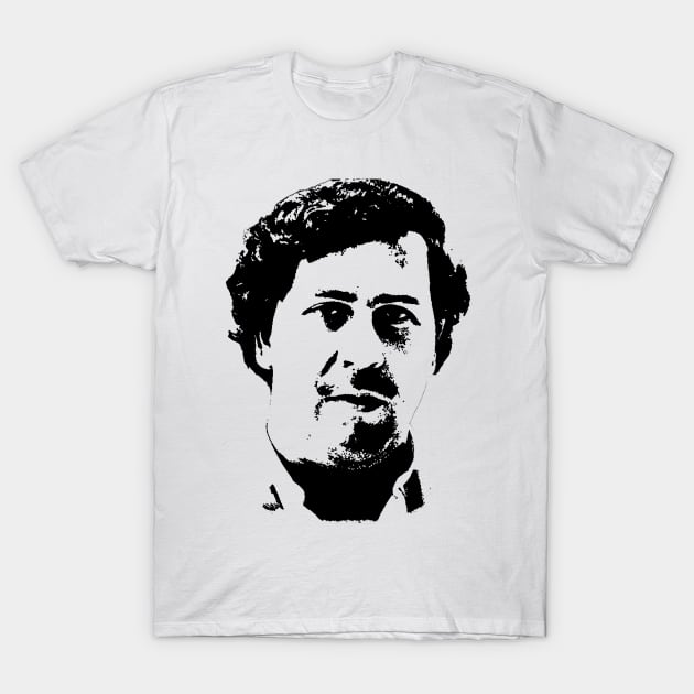 Pablo Escobar Portrait T-Shirt by phatvo